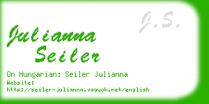 julianna seiler business card